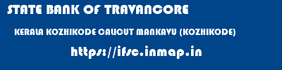 STATE BANK OF TRAVANCORE  KERALA KOZHIKODE CALICUT MANKAVU (KOZHIKODE)  ifsc code
